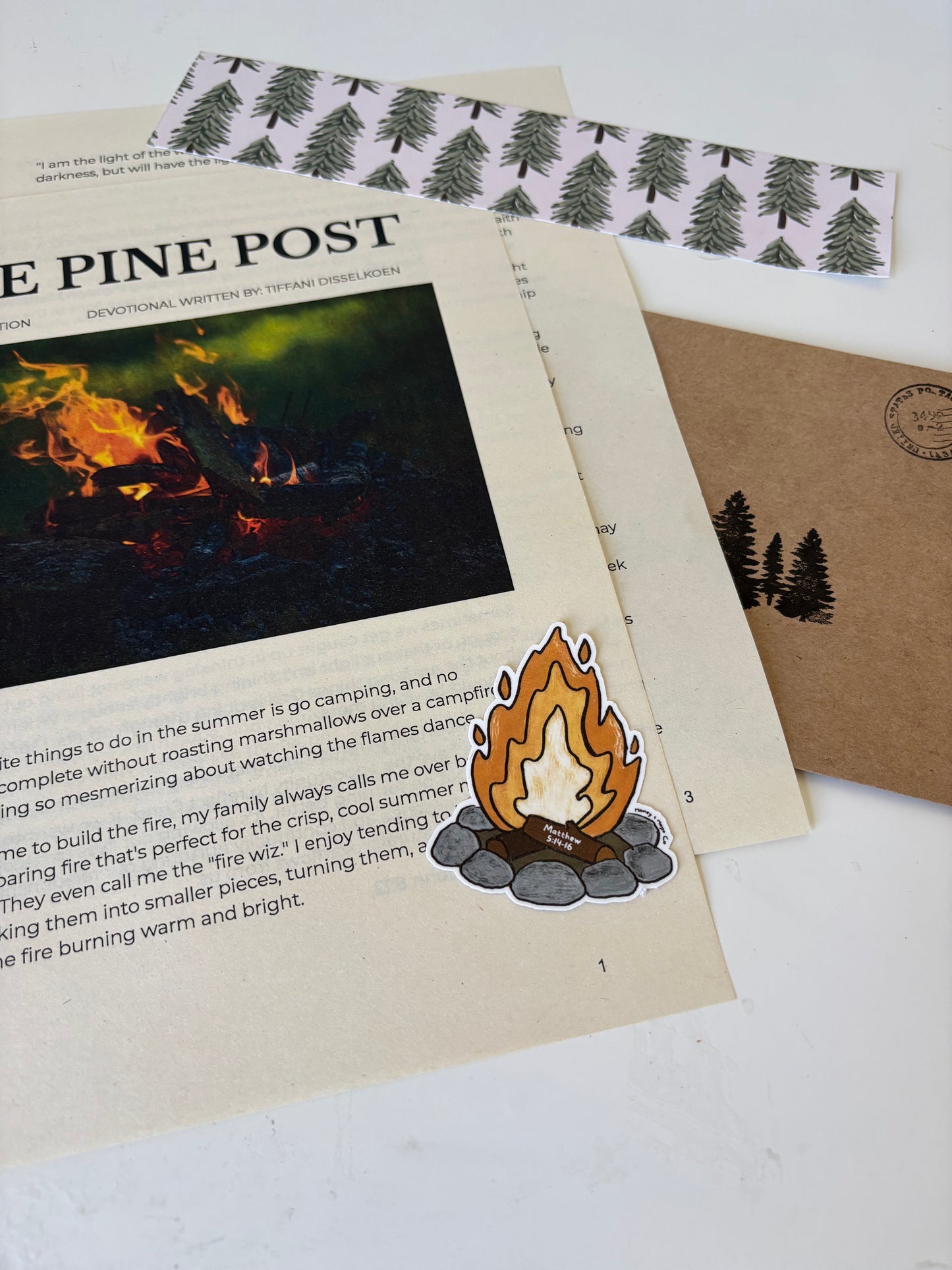 Pine Post (Sticker + Devotional Mail Club)