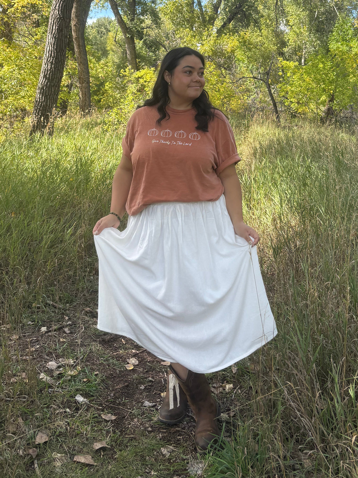 Give Thanks To The Lord Pumpkin Tee