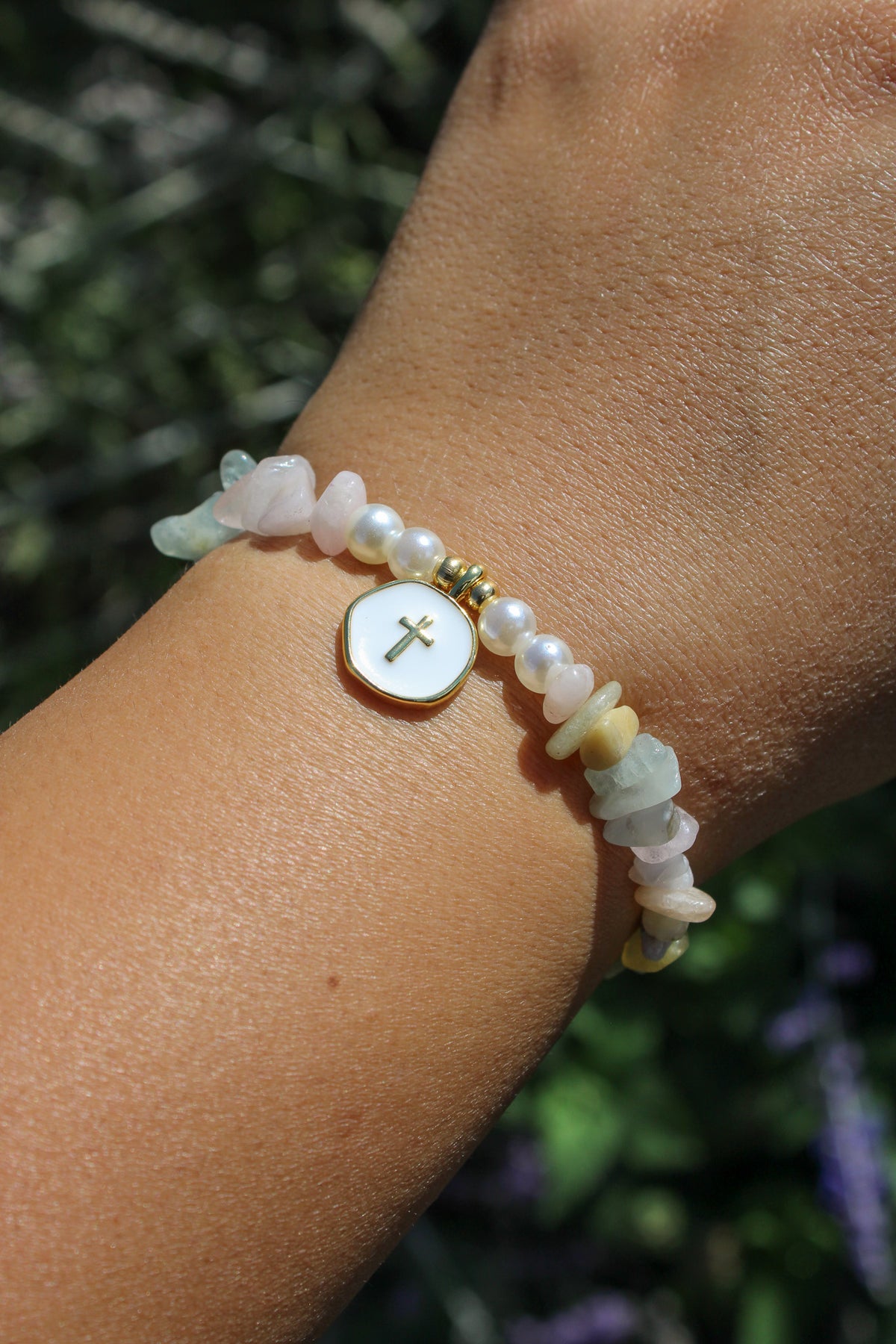 Cross Charm Bracelet